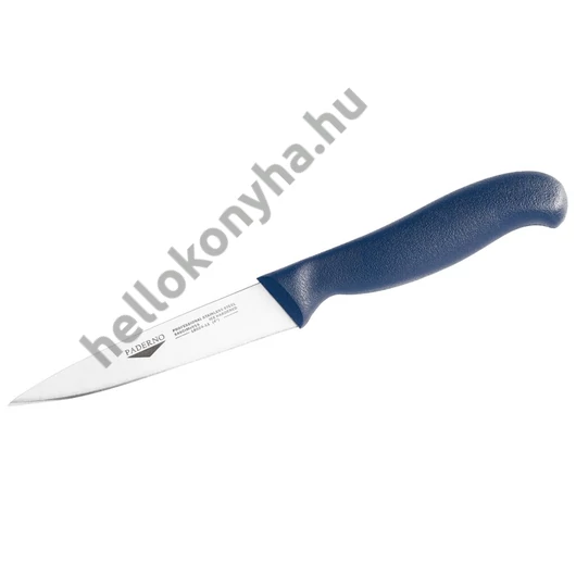 Paderno rozsdamentes szakács kés 11 cm kék nyél