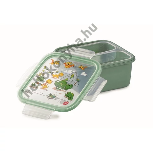 Snips LUNCHBOX LOCK PP DINO uzsonnás doboz 15x15x7,5cm 0,8 liter