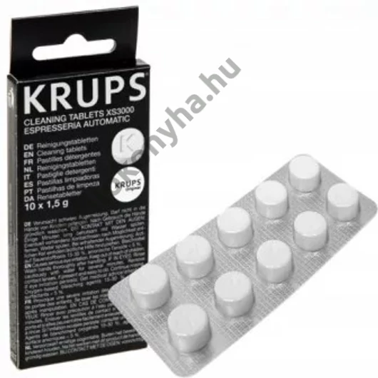 KRUPS XS3000 tisztító tabletta automata kávéfőzőkhöz