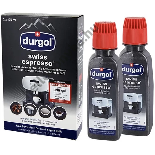 Durgol Swiss Espresso vízkőoldó (2x125 ml)