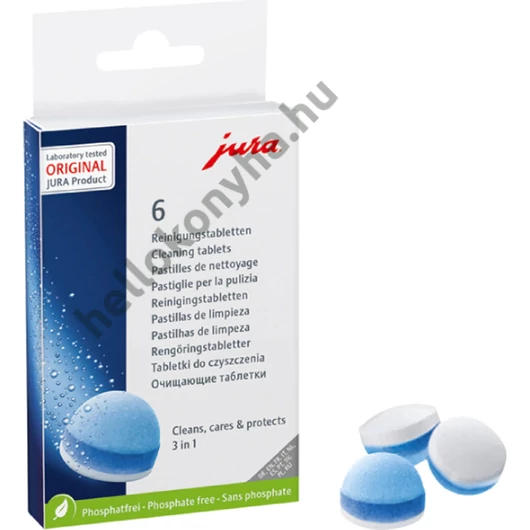 Jura 3in1 tisztító tabletta 3 fázisú (6 db)
