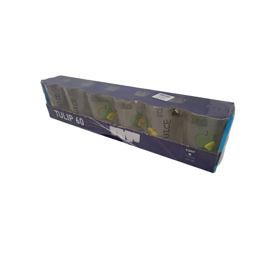 6 darabos Tulip vizes üveg pohár (185 ml-es)