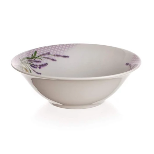 Porcelán kistál levendula mintával (15,2 cm-es)