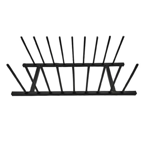 Fém tányér-fedőtartó állvány