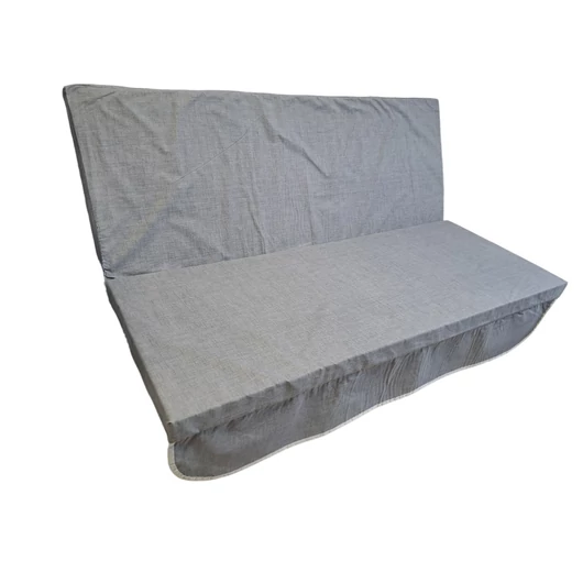 Hintaágy párnalap 130 cm 3 részes szürke színben