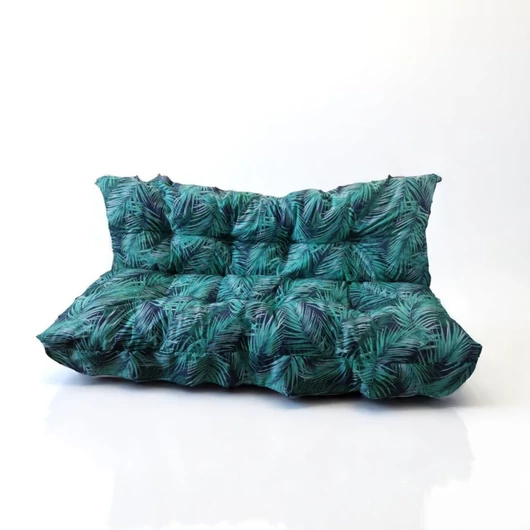Hintaágy párna 150 cm Kékes-zöld mexikói pálmaleveles