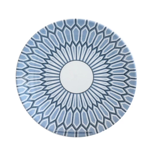 Desszertes tányér 20,5cm kék-fehér színben
