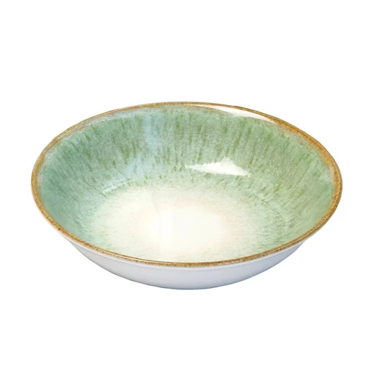 Mély leveses tányér 21,6x5cm almazöld színben