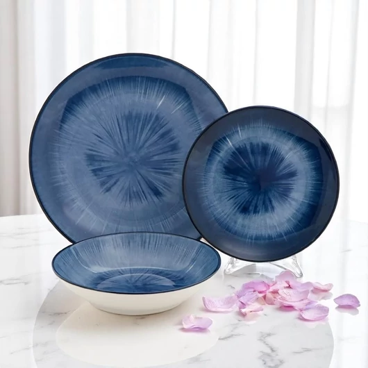 18 részes BLU RAY kerámia étkészlet