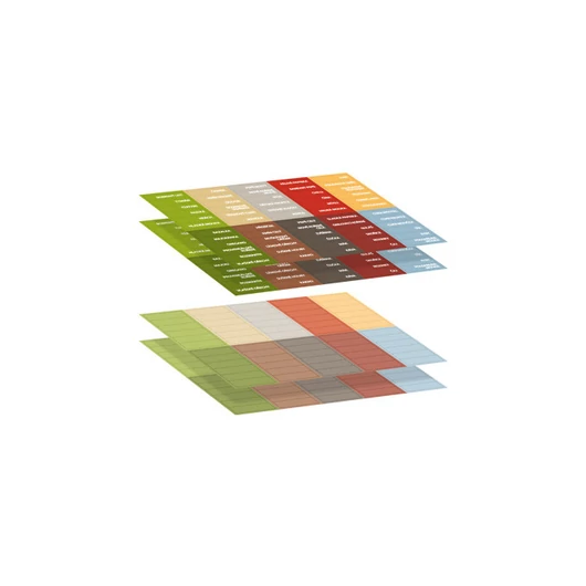 Tescoma 4FOOD öntapadó címke, 4 sor -CZ