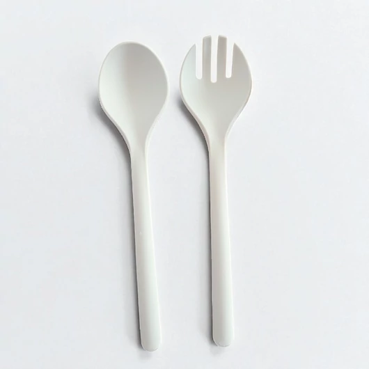 Excellent Houseware Salátás tálaló kanál szett 2db-os - törtfehér