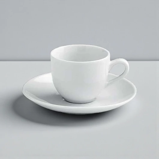 METROPOLIS BIANCO porcelán mokkás csésze 6 db-os, 8cl