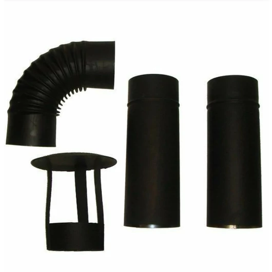 Üstházhoz füstcső+könyök+kalap Perfect Home