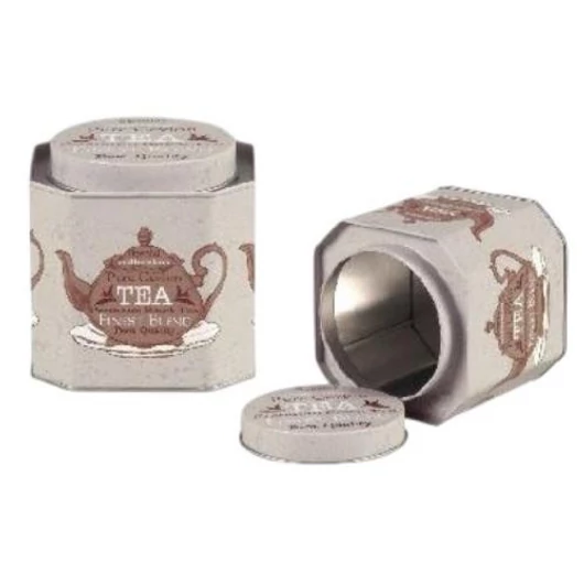 252b678c Fém teás doboz szögletes