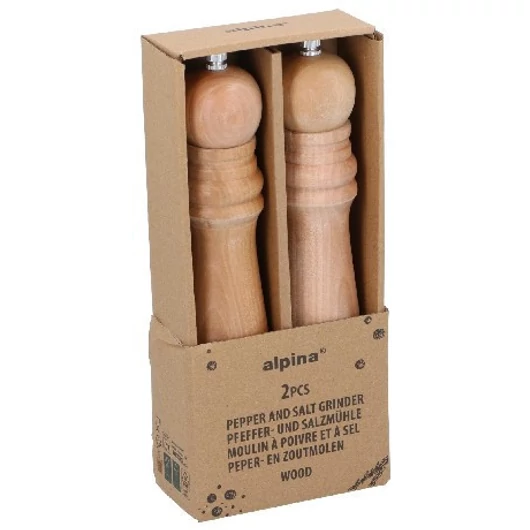 SÓ/BORSDARÁLÓ 2DB 10X4,5X25CM FA/MŰANYAG ALPINA