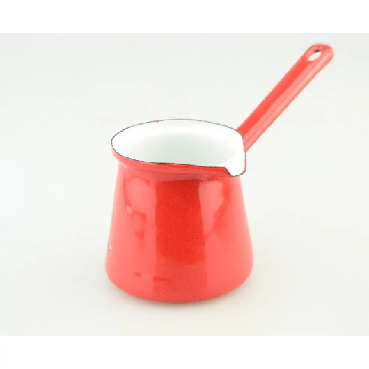 KÁVÉKIÖNTŐ PIROS ZOMÁNC 0,5L