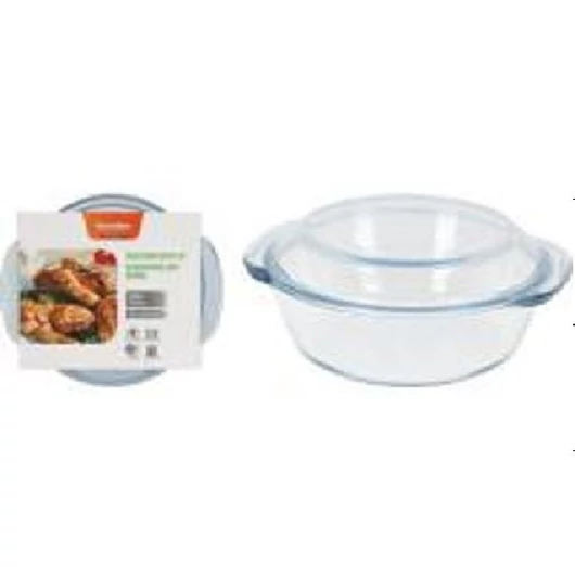 SÜTŐTÁL FEDŐVEL OVÁLIS 2L