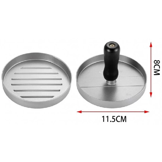 HAMBURGER POGÁCSA ÖSSZENYOMÓ 11,5X8CM