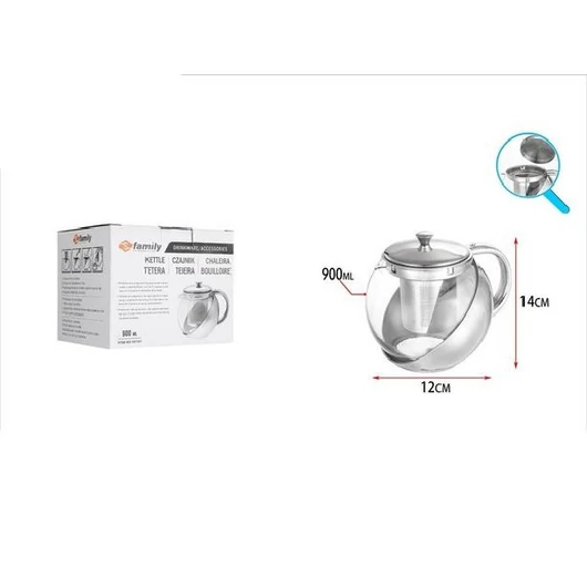 TEAKANNA 900ML 12X14CM