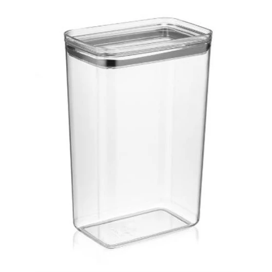 DÜNYA Chef Food Box szögletes műanyag tartódoboz fűszertartó aromazáró fedővel 3,1 L