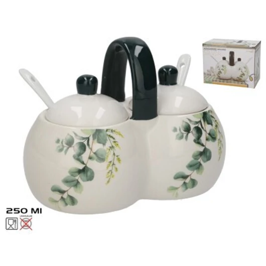 CUKORTARTÓ/SÓTARTÓ KANÁLLAL KERÁMIA 250ML