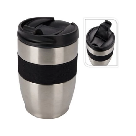 TERMOSZ BÖGRE RM. 300ML PP FEDŐVEL ÉS SZILIKON FOGÓVAL