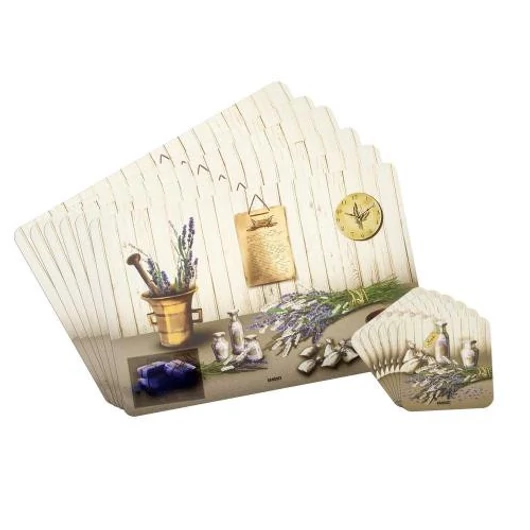 Banquet Lavender tányéralátét készlet 43x38 cm 10x10 cm