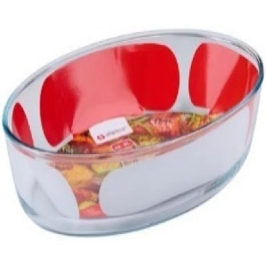 SÜTŐTÁL BORSZILIKÁT ÜVEG 35X24X6CM 3L ALPINA