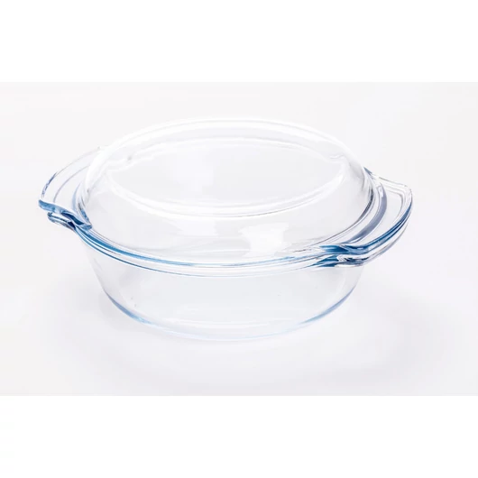 Hőálló jénai edény fedővel (1,7 L-es)