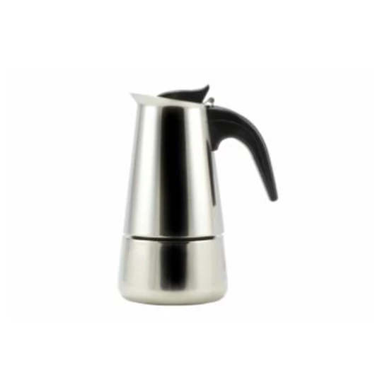 Inox 4 személyes kotyogós kávéfőző díszdobozban