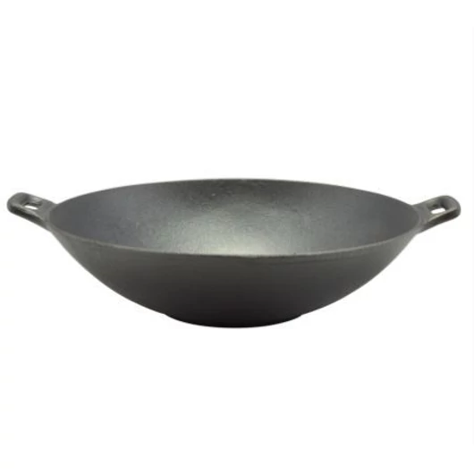 Öntöttvas wok 37x10 cm-es
