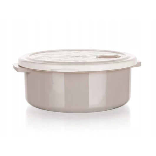 Culinaria műanyag ételtároló latte színben (2,75 L-es)