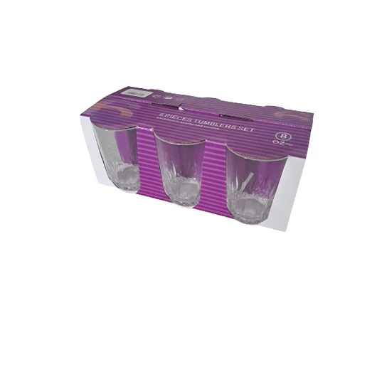 6 db-os üdítős pohár szett 2,4 dl