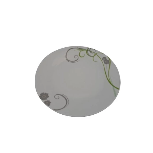 GRETA Kerek porcelán lapostányér (23 cm-es)