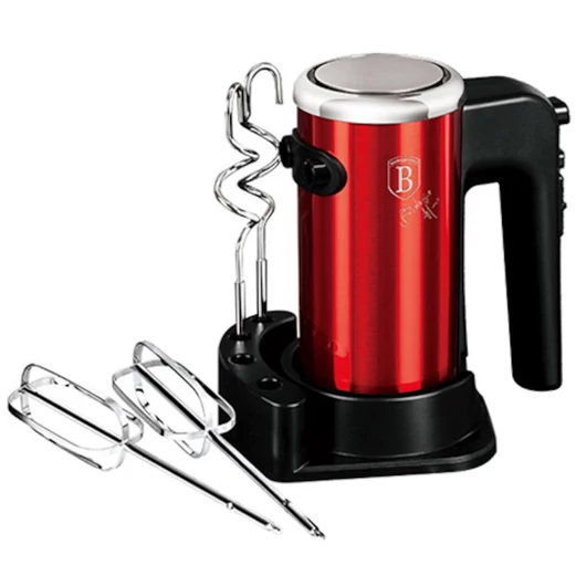 Berlinger Haus kézi mixer + állvány burgundy színben (BH-9367)