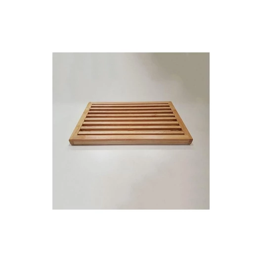 PARAWOOD Fa kenyérvágó deszka+morzsatál 25x38x2,5 cm