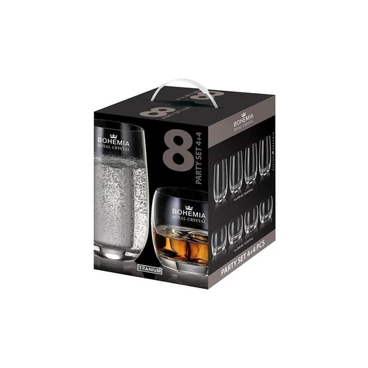 Bohemia Royal Crystal Party Set (8 db)