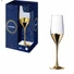 Kép 2/2 - LUMINARC ELECTRIC GOLD FLUTE pezsgős pohár 16 cl (4 db)