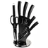 Kép 1/2 - Berlinger Haus Black Silver bevonatos KÉSKÉSZLET 8 részes
