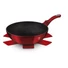 Kép 1/3 - Berlinger Haus BURGUNDY bevonatos WOK 28cm / BH-1267N / 