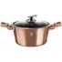 Kép 1/3 - Berlinger Haus ROSE GOLD bevonatos LÁBOS üveg fedővel  28cm 6,1l / BH-1516N /