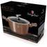 Kép 3/3 - Berlinger Haus ROSE GOLD bevonatos LÁBOS üveg fedővel  28cm 6,1l / BH-1516N /