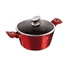 Kép 5/5 - Berlinger Haus BURGUNDY bevonatos LÁBOS üvegfedővel 30cm 8,0l / BH-6192 / 