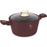 Kép 1/3 - Berlinger Haus LEONARDO bevonatos LÁBOS üvegfedővel 24cm 4,1l / BH-8041 /