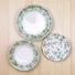 Kép 3/4 - 211161 Quality Ceramic LA BELLE kerámia étkészlet zöld-kék virágos (18 részes)