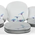 Kép 2/3 - Blue Daisy Porcelán Étkészlet 18 részes