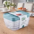 Kép 2/3 - HOBBY LIFE Ételtartó szett 3 db-os 3x2 L 16,5x23x12,5 cm