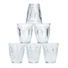 Kép 2/5 - 6 db-os üveg kávéspohár szett (90 ml-es)