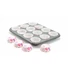 Kép 1/7 - 12 db-os acél muffin sütő