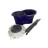 Kép 3/3 - Mini spin mop felmosószett 14L lila (V)